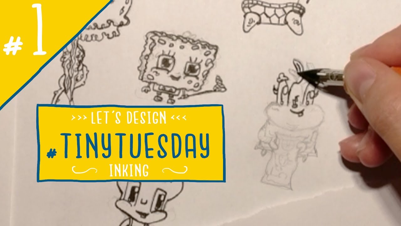 #TinyTuesday [01a] - Inking ► streeture design