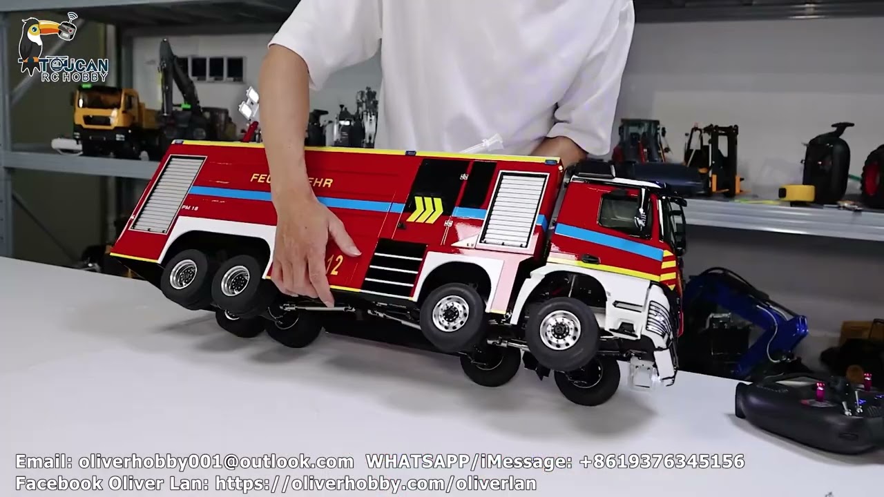 The YLL-8*8 metal chassis fire truck. More information and details, please checking it.