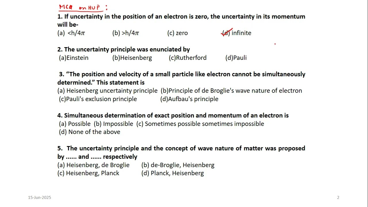 Atomic Structure: Lecture 10