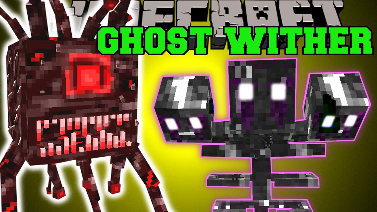 Minecraft: THE GHOST WITHER (MASSIVE STRUCTURES, 2 DIMENSIONS, BOSSES, & MORE!) Mod Showcase