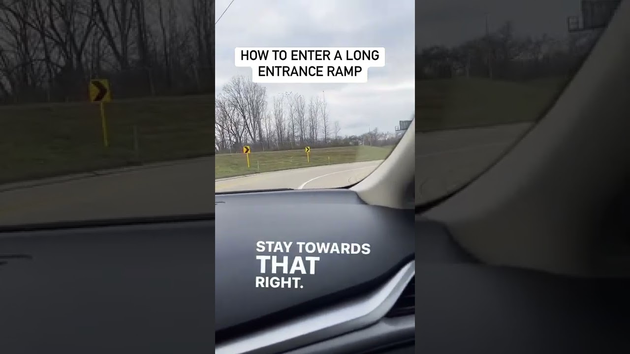 How to drive for beginners? long freeway entrance ramps! #mrroadready