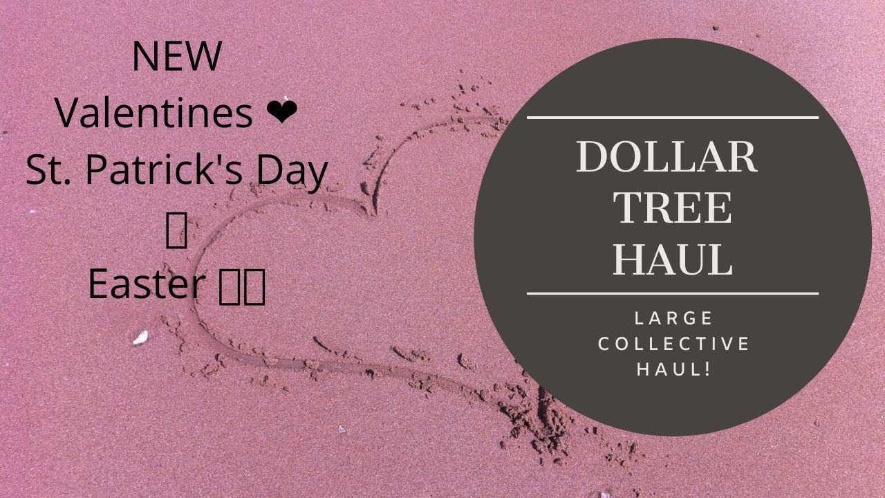 Large Dollar Tree Haul ❤️ Valentines, Crafty Stuff, St. Patricks Day and Easter Crafts and Decor
