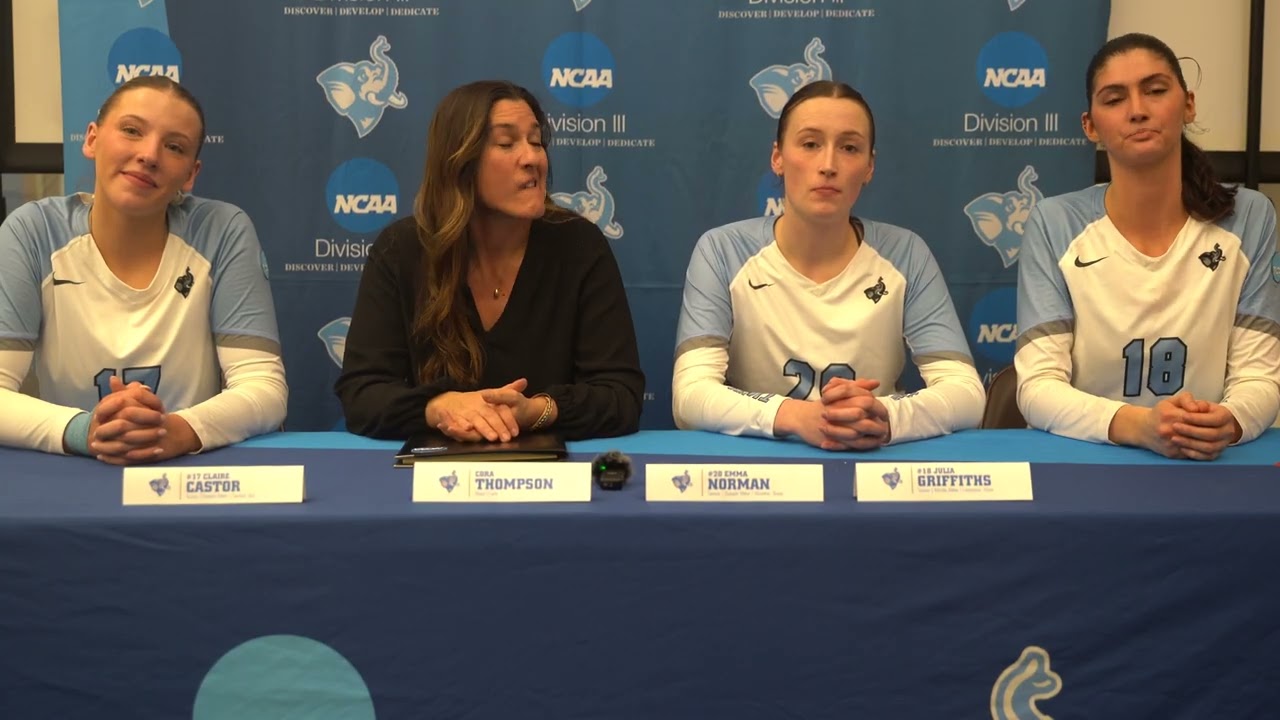 2025 NCAA Volleyball Tournament Regional Second Round Postgame - Tufts 11.21.25