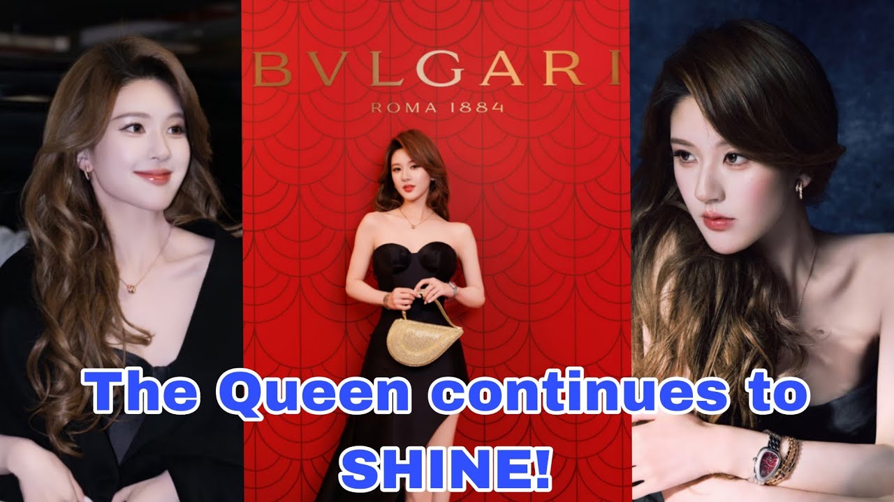 Zhao Lusi captured the public interest at BVLGARI event with Ronald van der Kemp gown