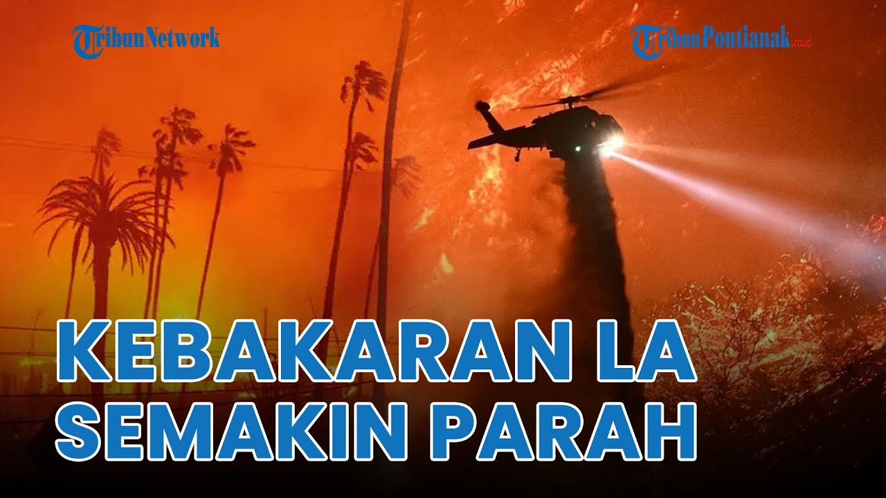 ®️🔴 Kebakaran Los Angeles Semakin Parah Akibat Cuaca❗Jumlah Korban Tewas Bertambah Jadi 24 Orang