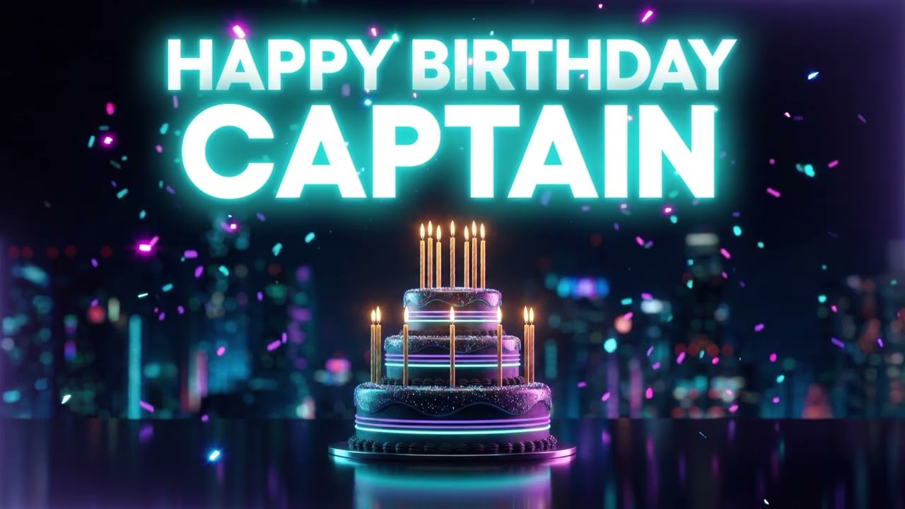 Happy Birthday Captain Song 🎂 The Original Melody