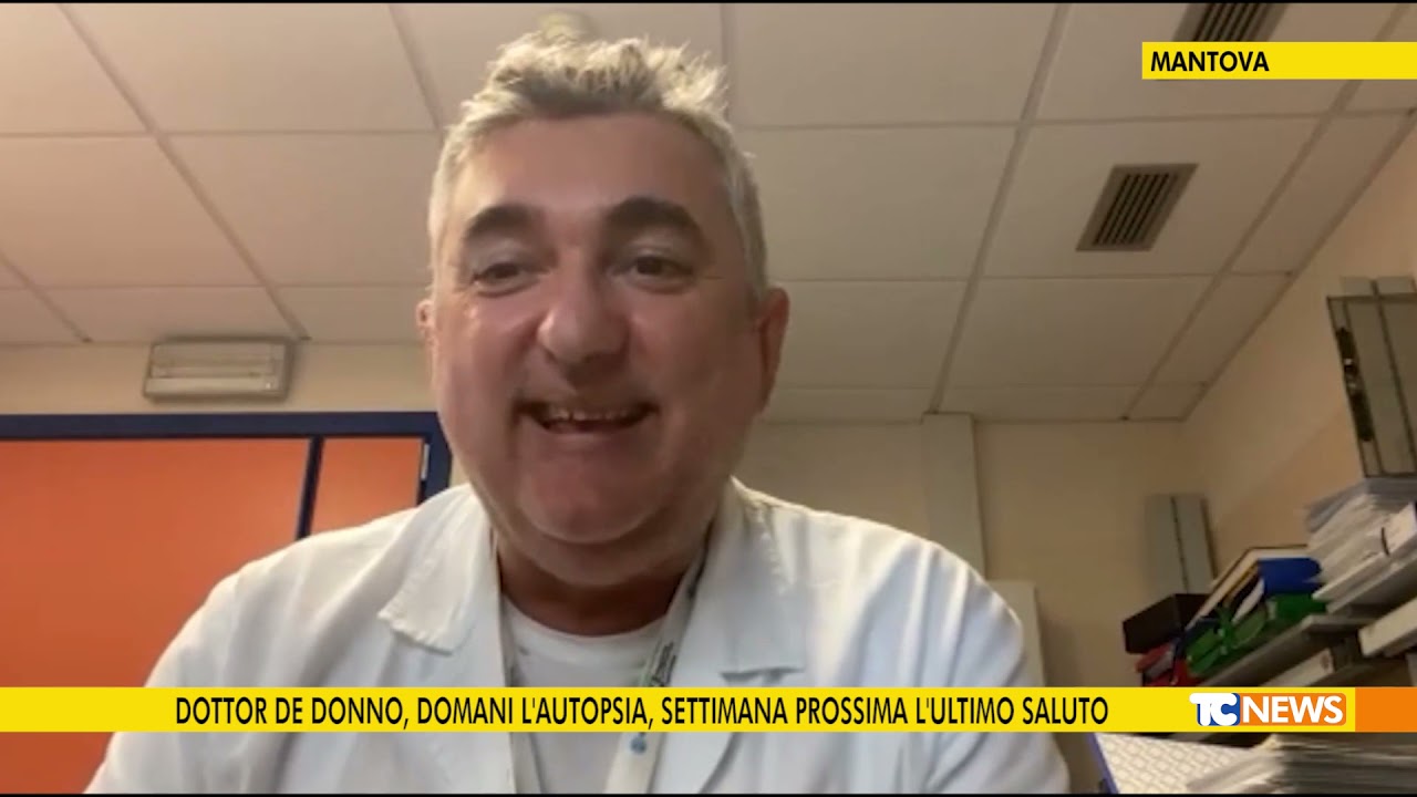 Dottor De Donno, domani l'autopsia, settimana prossima l'ultimo saluto