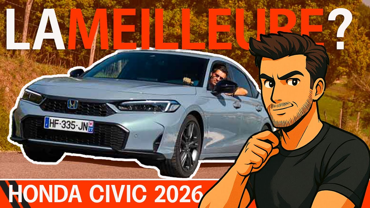 Essai Honda Civic 2026 : Nouvelle, mais rien ne change… et c’est un problème ?