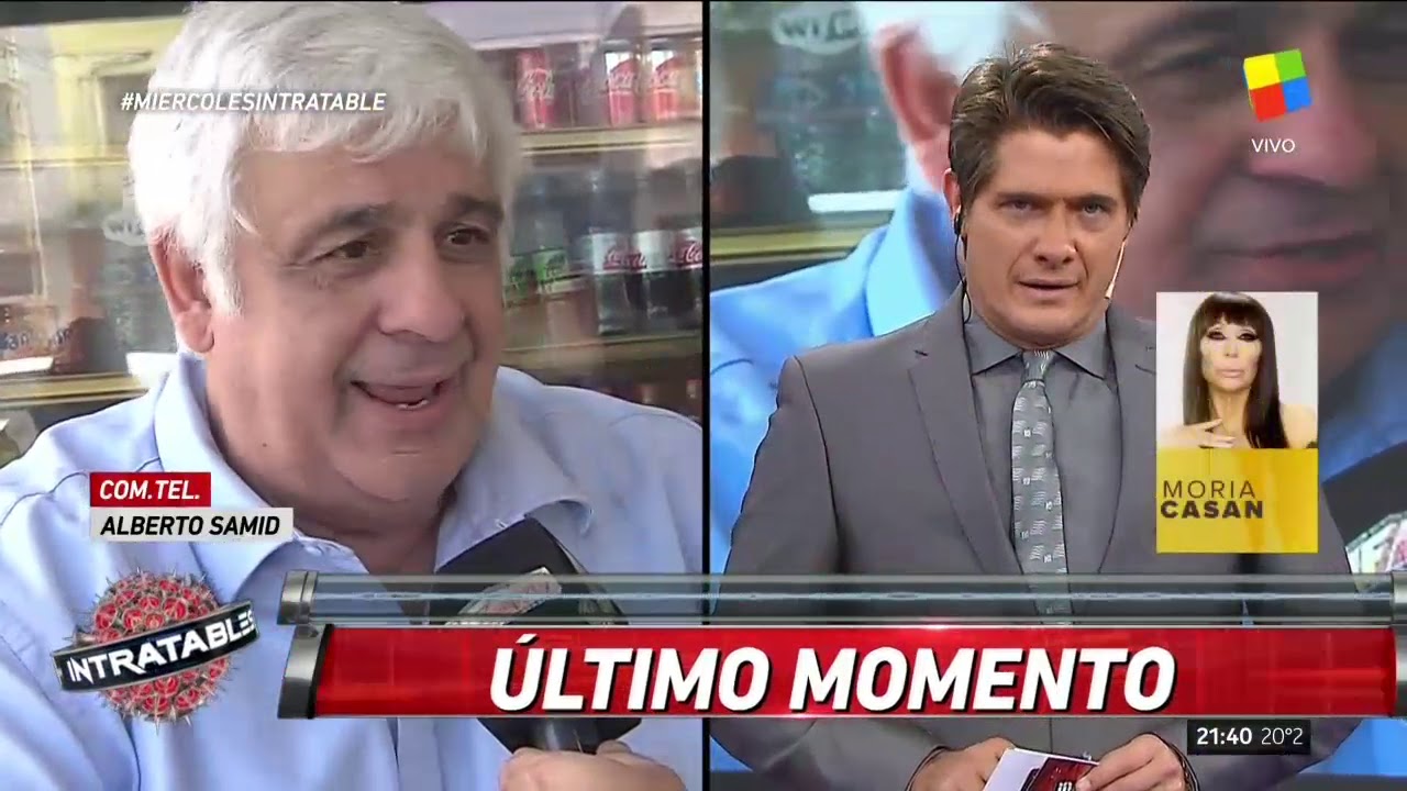 ULTIMO MOMENTO: Alberto Samid habla con Intratables