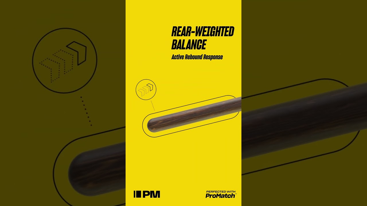 Experience the rear-weighted feel of the Hickory Rebound 5A with the added durability of FireGrain.