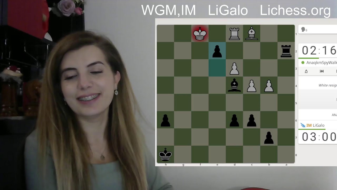 Live Chess Stream in English on lichess.org | WGM IM Lilit Galojan | Lichess.org