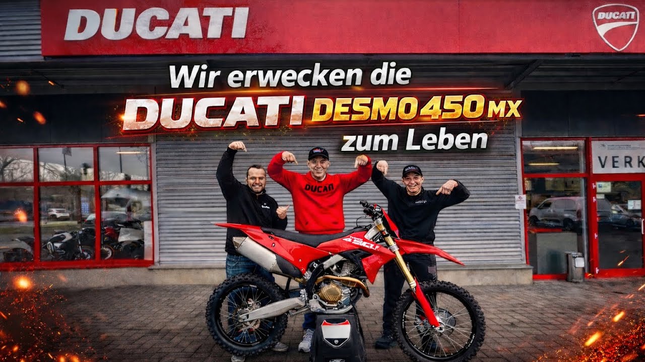 Ducati Desmo 450 MX First Start 