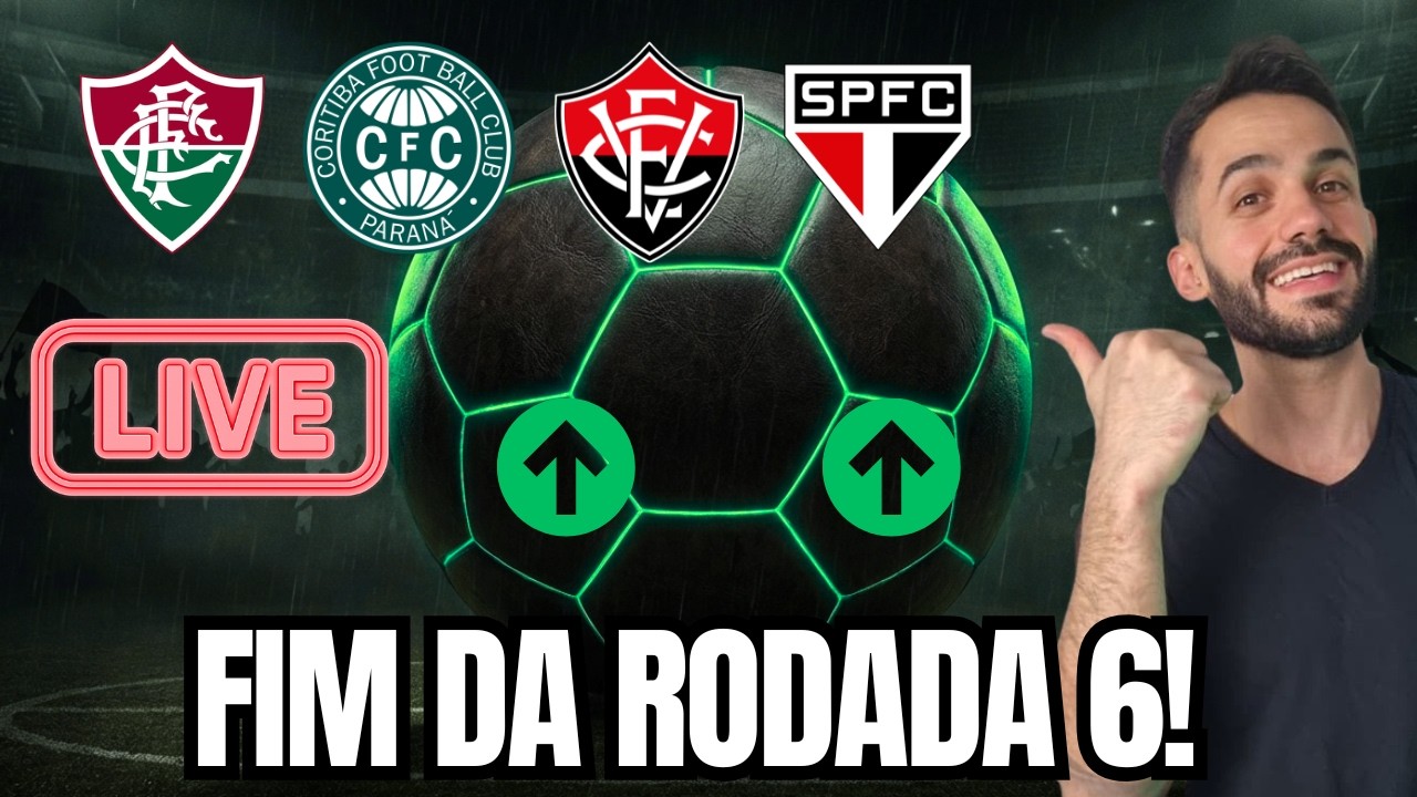 PÓS RODADA AO VIVO: CORITIBA, VITÓRIA, FLU E SÃO PAULO FORAM OS GRANDES VENCEDORES!