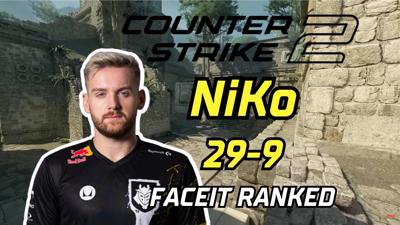 CS2 POV | NiKo (29-9) Rating: 2.56 (ancient) | FACEIT Ranked | Jan 10, 2024