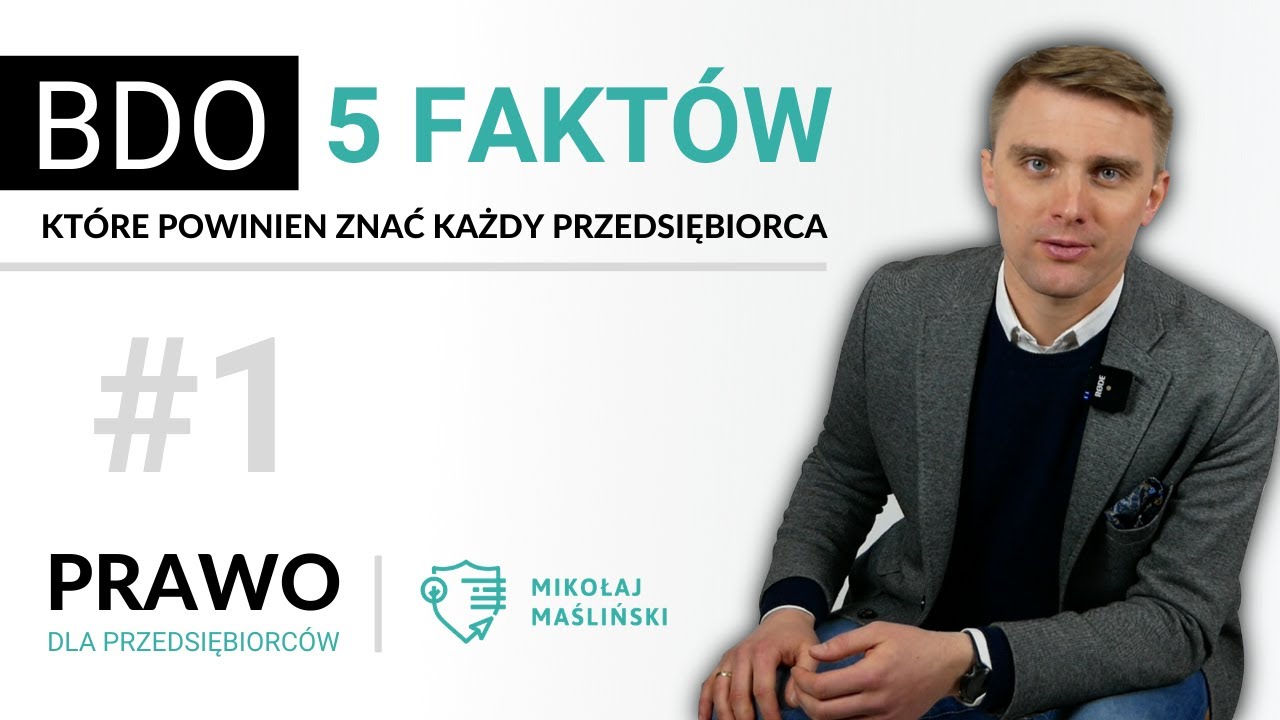 Rejestr BDO - 5 fakt&oacute;w, kt&oacute;re powinien znać każdy przedsiębiorca / Prawo dla przedsiębiorc&oacute;w #1