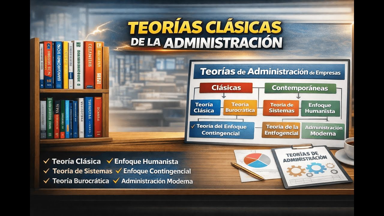 PROFE ADMIN #3 - TEORÍAS CLÁSICAS DE LA ADMINISTRACIÓN DE EMPRESAS: Resumen | Teorías y Autores