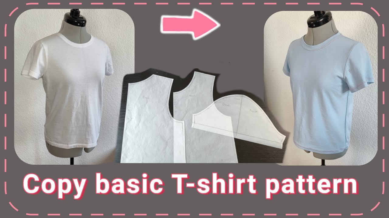 How to copy your favorite T-shirt - DIY Sewing Tutorial