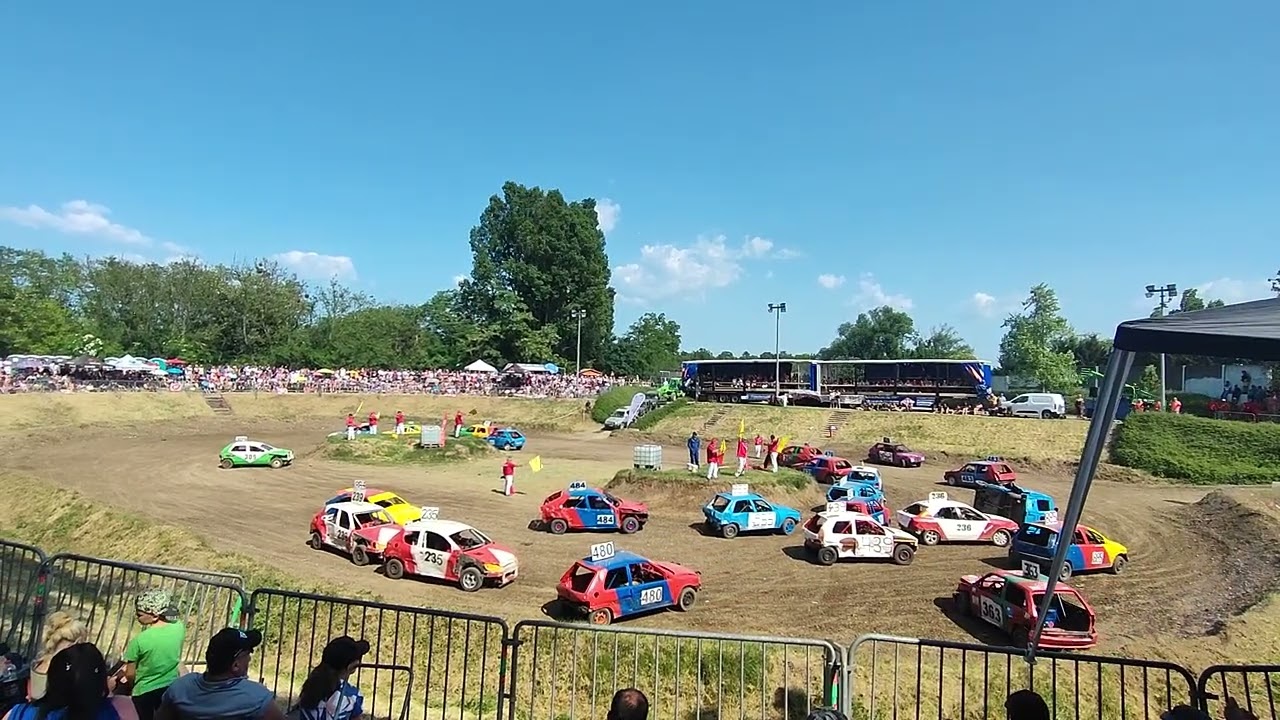 stock car d'Illzach 2023 hommage a serge