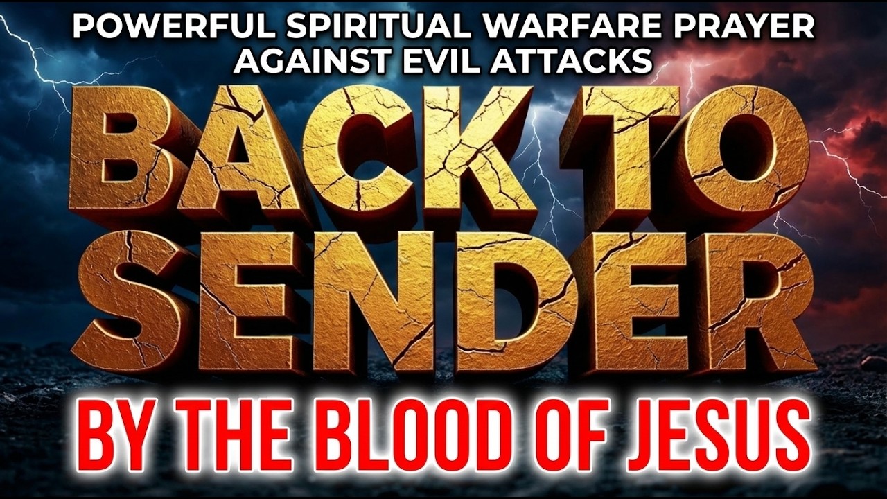 Powerful Spiritual Warfare Prayer Against Evil Attacks | Back To Sender By The Blood Of Jesus