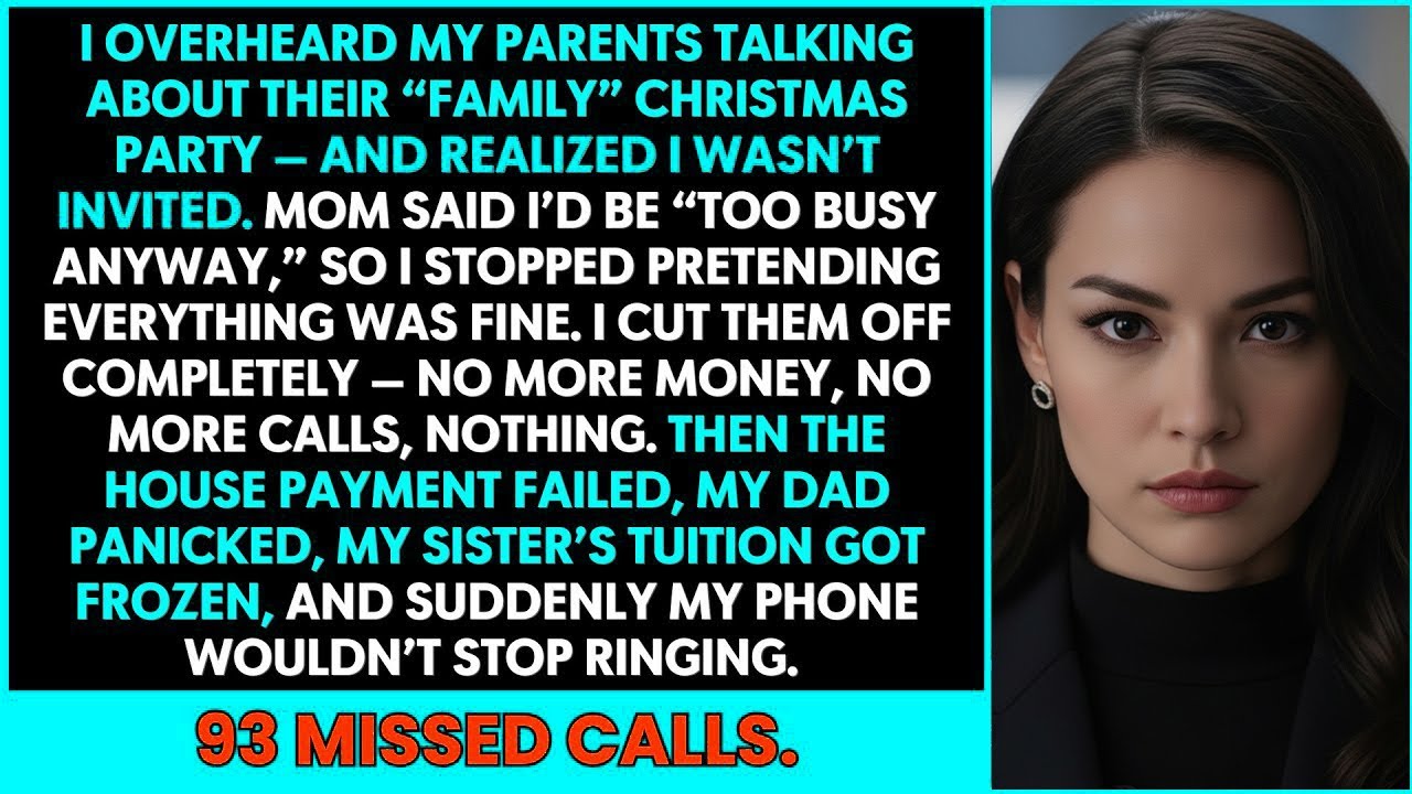 I Overheard My Parents Excluded Me From Their Christmas Party — So I Cut Them Off Completely And...