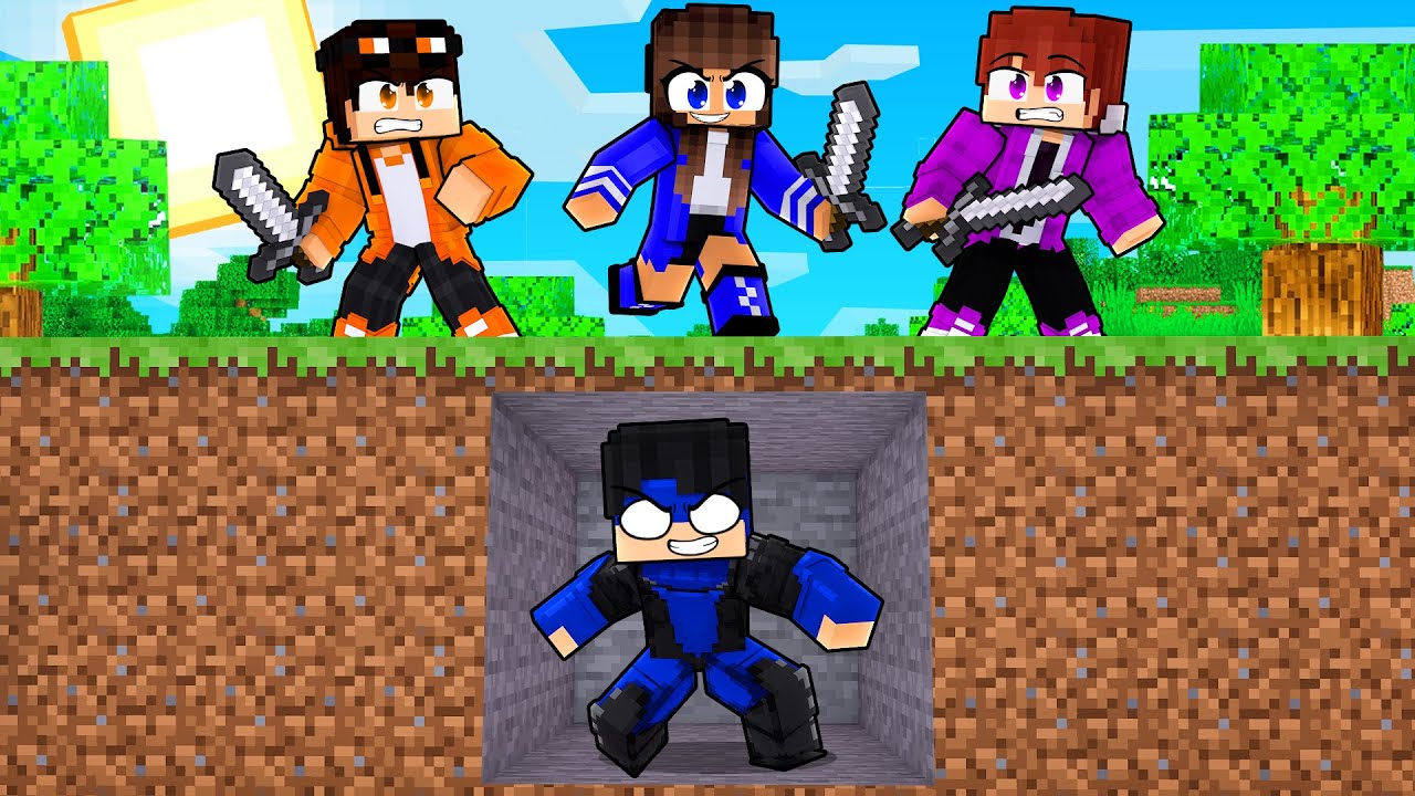 CAÇADORES vs P3DRU INVENCIVEL no Minecraft