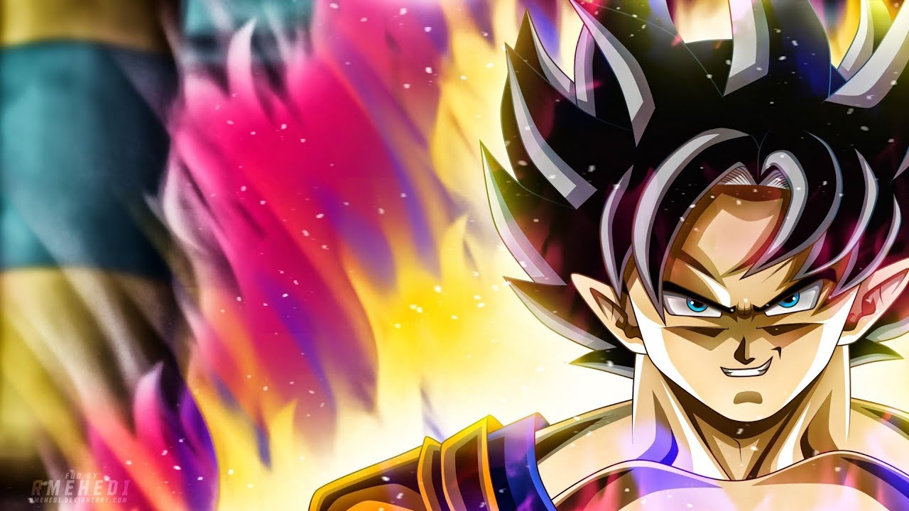 Goku turns super saiyan god for the first time