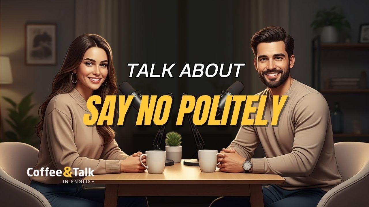 How to Say No Politely in English ☕🚫 | Real Life Conversation Practice