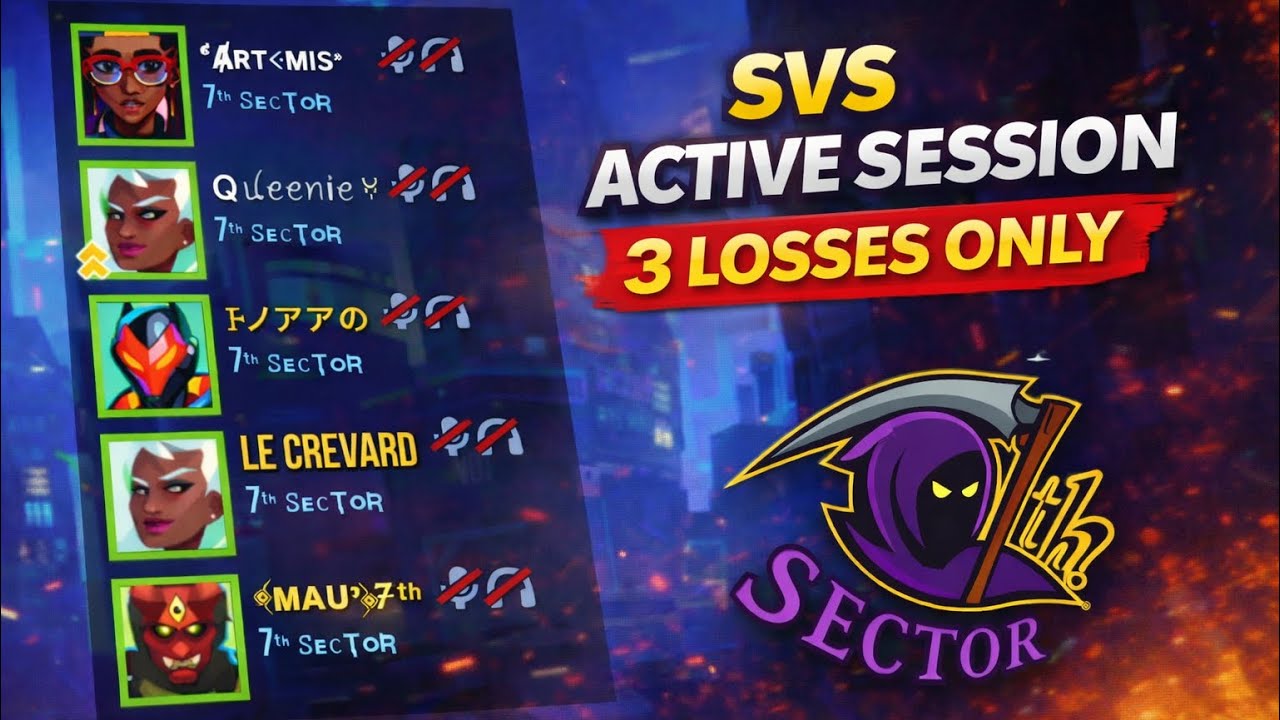 SVS | RUSH comp | 3 losses active session 
