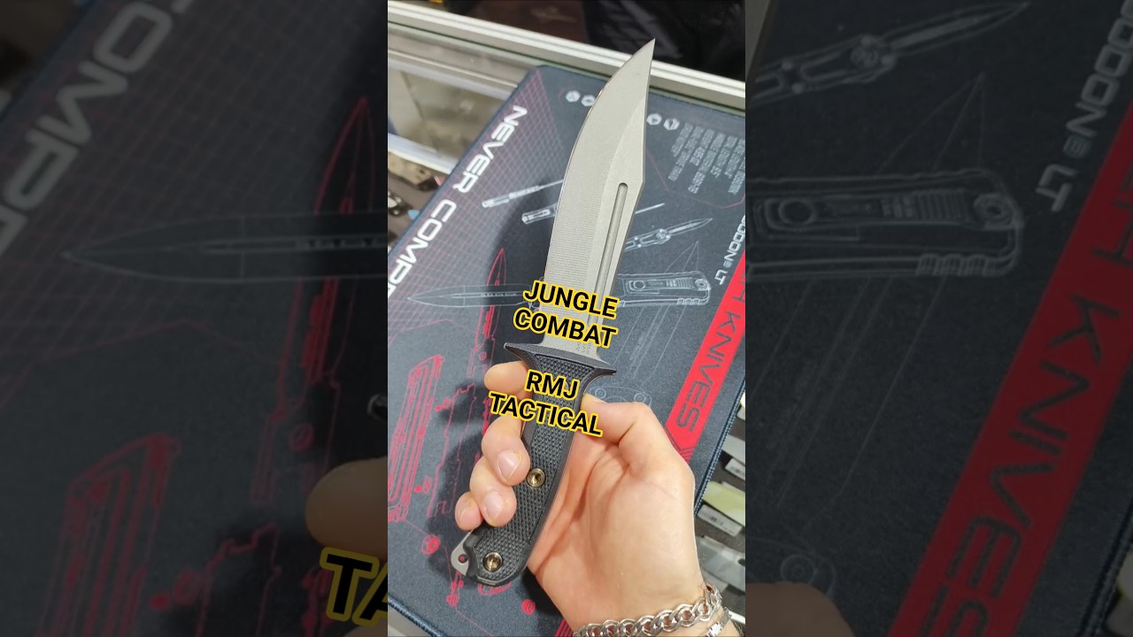 Тактический нож боуи JUNGLE COMBAT от RJM TACTICAL, стенд Archer Club. Выставка АРСЕНАЛ МОСКВА 2025.