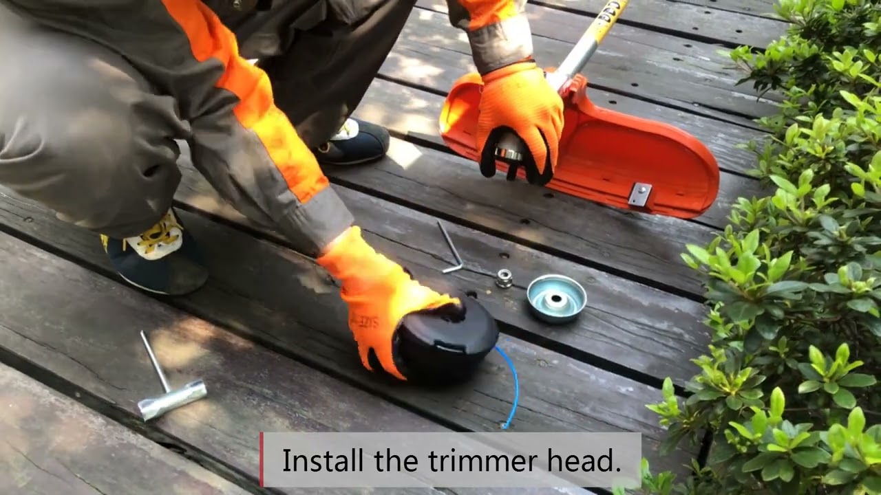How to install GARDENTEC Brush Cutter GTB4501?#brushcutter #garden #GARDENTEC