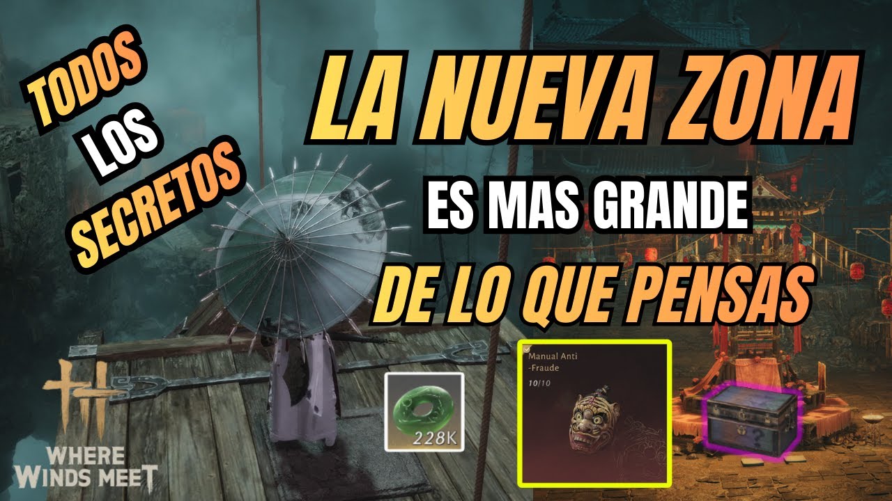 La NUEVA ZONA tiene recompensas ocultas | BASE Nueve Caminos Mortales – Where Winds Meet