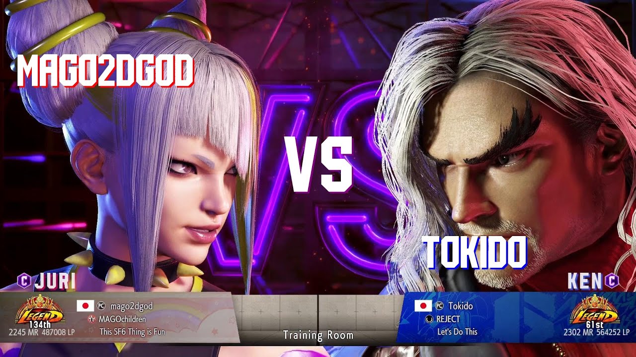SF6 mago2dgod (Juri Classic) Vs Tokido (Ken Classic)