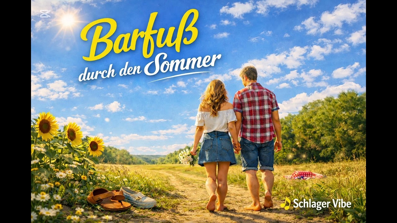 Barfuß durch den Sommer 🌞 | Sommer Schlager Hit 2025 | Schlager Vibe