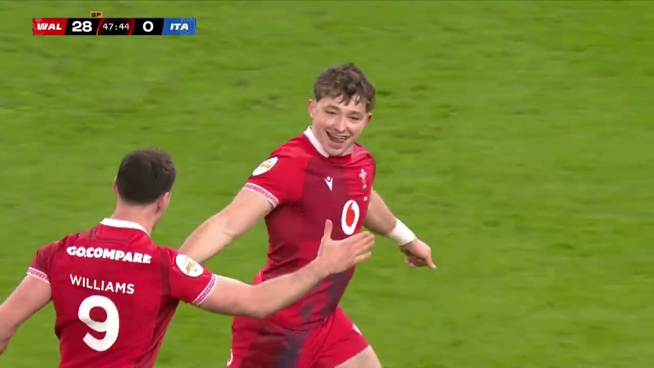 Guinness Men's Six Nations 2026, WALvITA 31-17: highlights