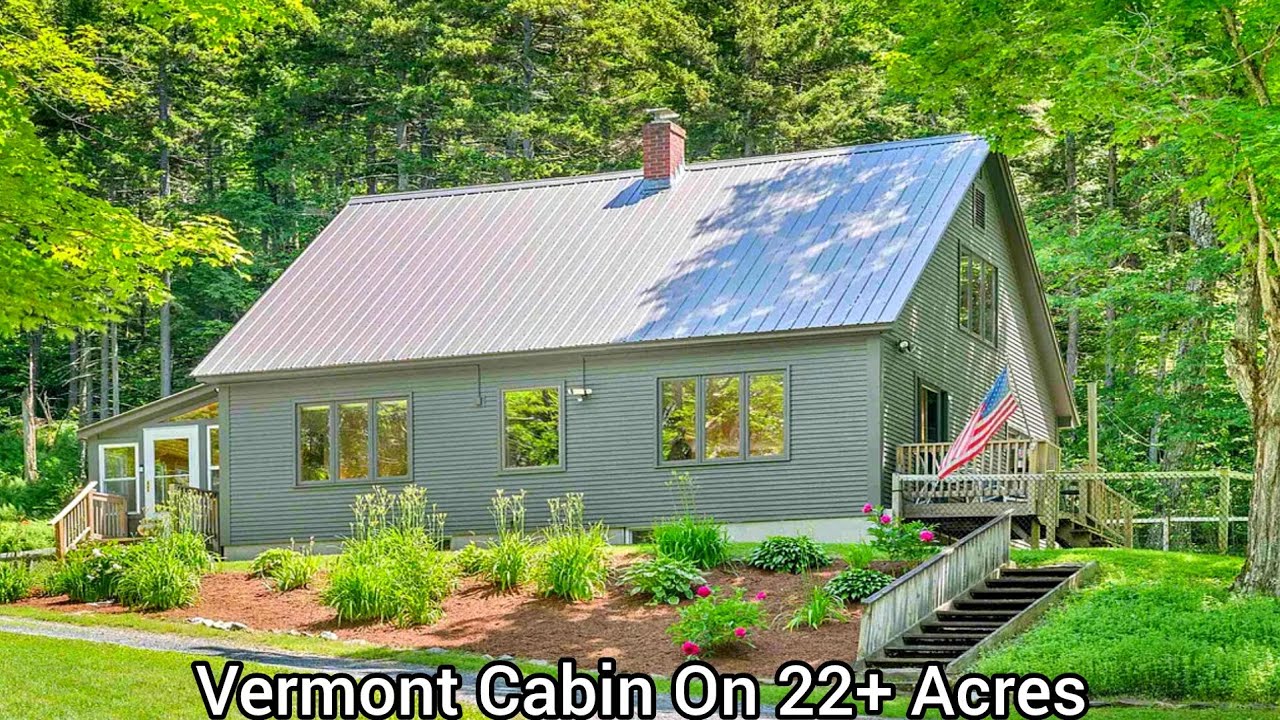 Фермерский дом в Вермонте на участке более 13 акров | Недвижимость в Вермонте | Отдых на выходные...
