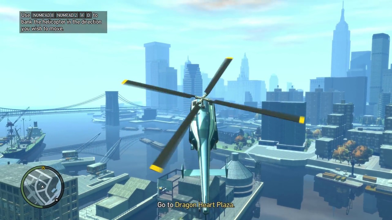 Grand Theft Auto IV (4K) -  Brucie Heli Ride