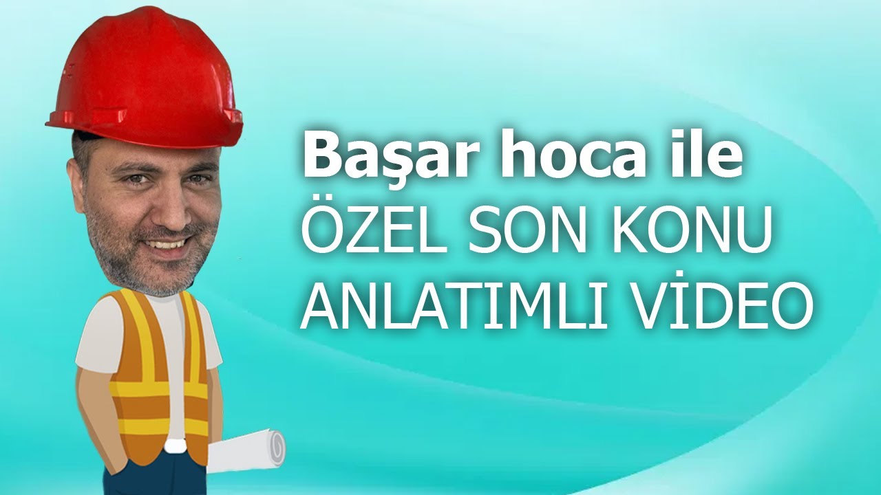 14.VİDEO SON ÖZEL KONU ANLATIMLI VİDEO