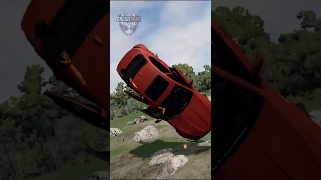 Brutal BMW Flip and Roll - BeamNG.Drive 