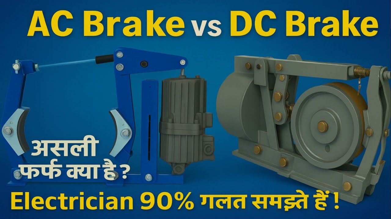 Hydraulic Thrustor Brake Setting | AC BRACK and DC BRACK में अंतर क्या है | Brake Thrustor @tapan