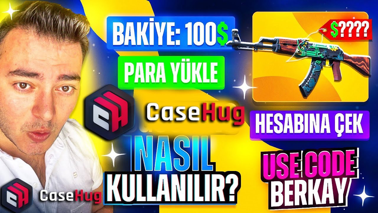 CASEHUG NASIL KULLANILIR ? CASEHUG PARA YATIRMA SKİN &Ccedil;EKME - (Casehug Bedava Skin)