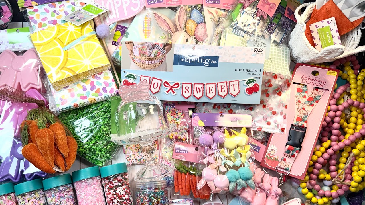 Покупки в Hobby Lobby! Весеннее и пасхальное изобилие! Вы просто обязаны увидеть все эти милые на...