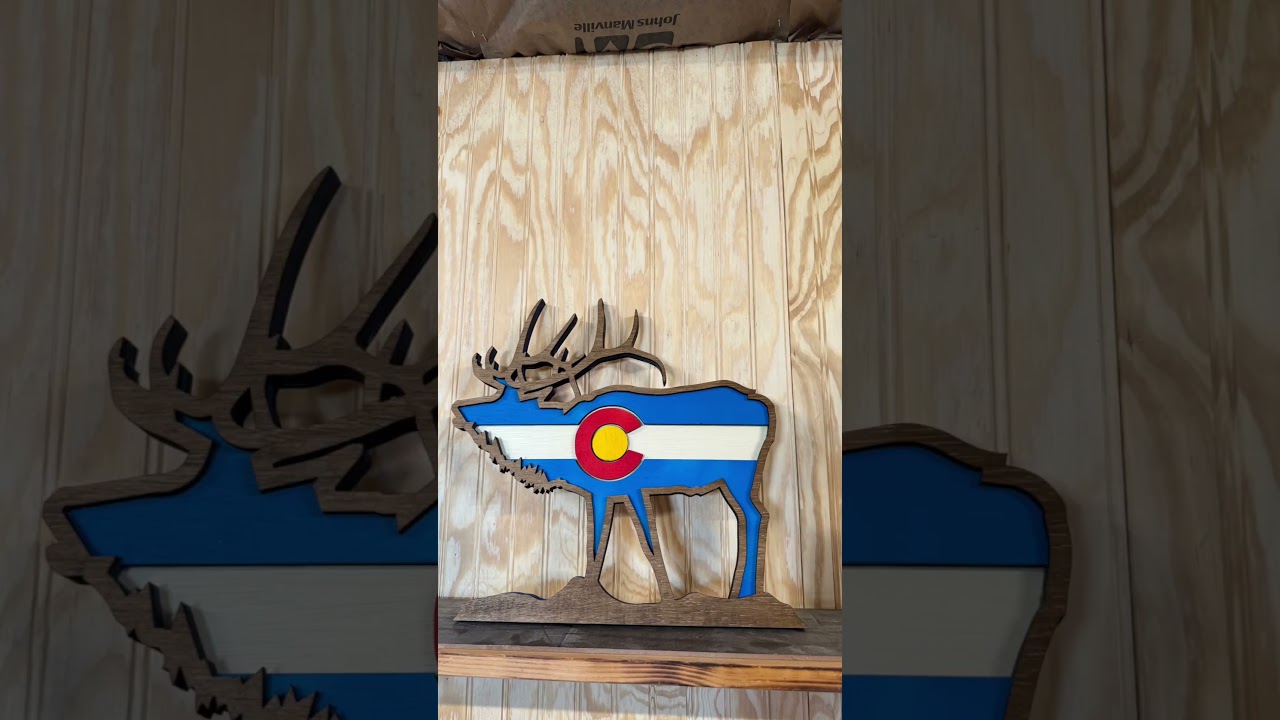 Colorado elk design 