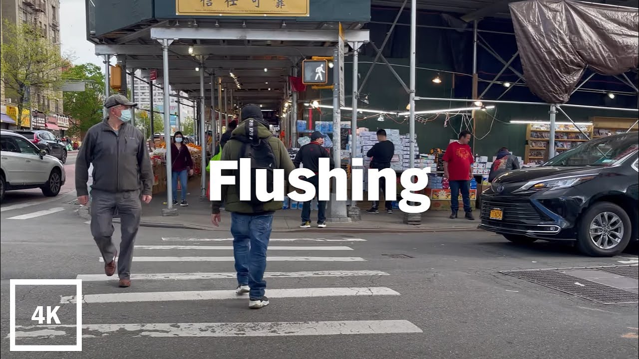 ⁴ᴷ⁶⁰Walking New York: Main Street, Flushing