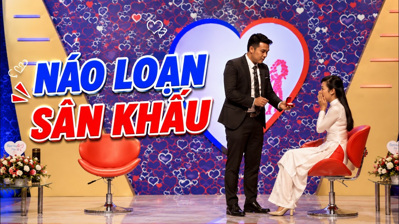 Chàng trai TRANH LÀM MC với MC Quyền Linh, GÂY NÁO LOẠN SÂN KHẤU tặng nhẫn cho cô gái DÁNG XINH ĐẸP