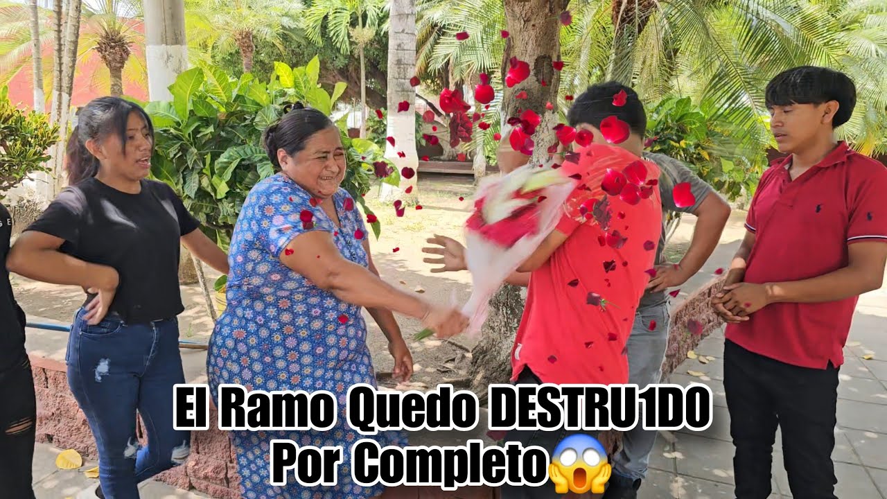 Doña Cristi Bien EMPVTADA Le DESTRUYE Por Completo El Ramo Que Leo Con Amor Le Compro😱