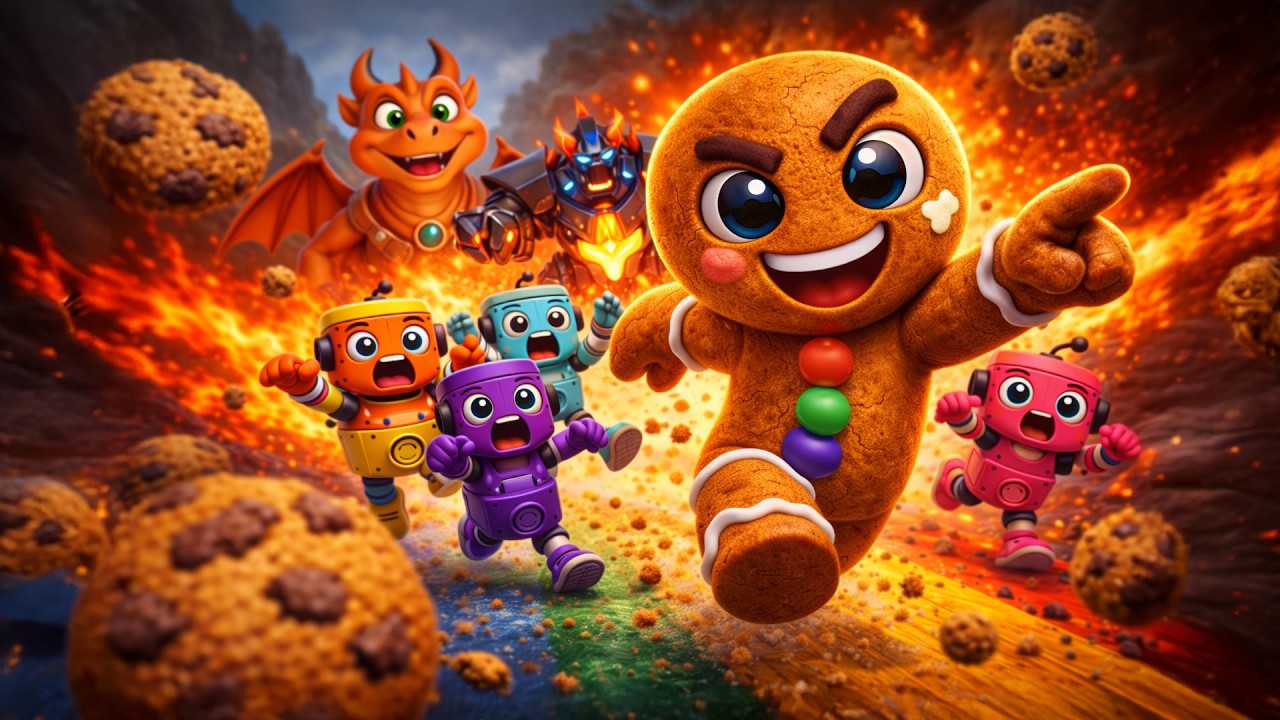 Catch Them If You Can! 🍪🐺🐉 Gingerbread Chase & Monster Hunt Adventure | Rusty&rsquo;s World