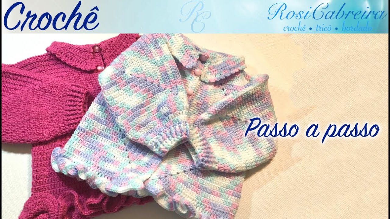 Casaquinho hexagonal -- Crochê fácil