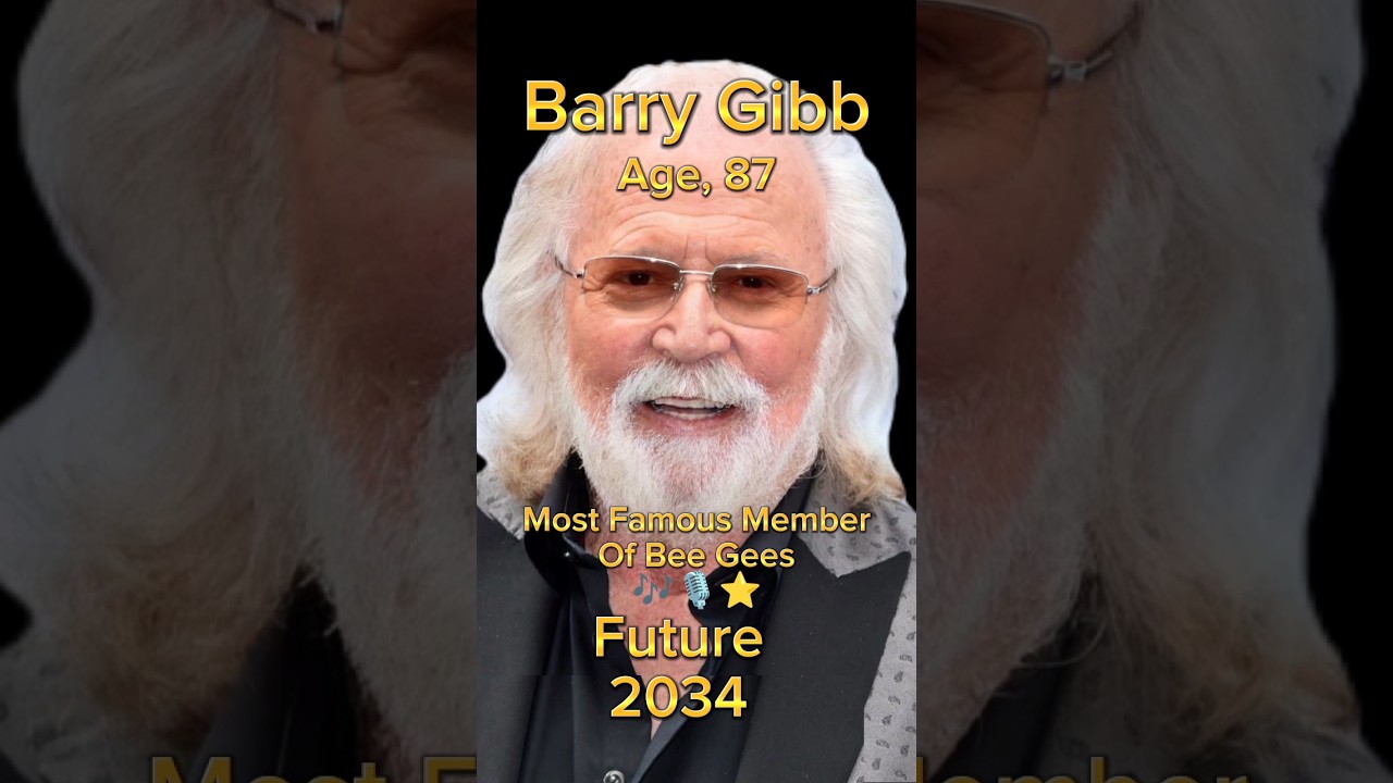 Barry Gibb legendary voice that keeps us Stayin' Alive! 🎶🕺#beegees #antesedepois #beforeandafter