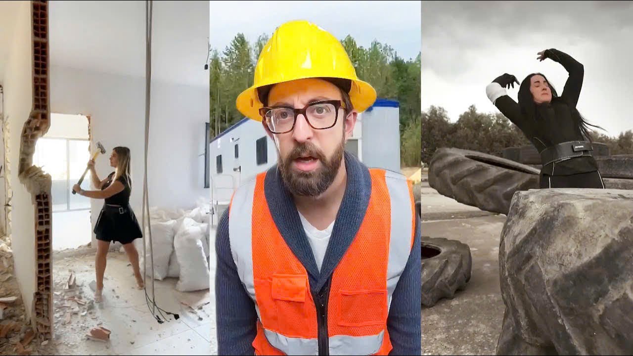 Smart construction skills and workers leave onlookers amazed✅ #hacks #skills #workers #amazing