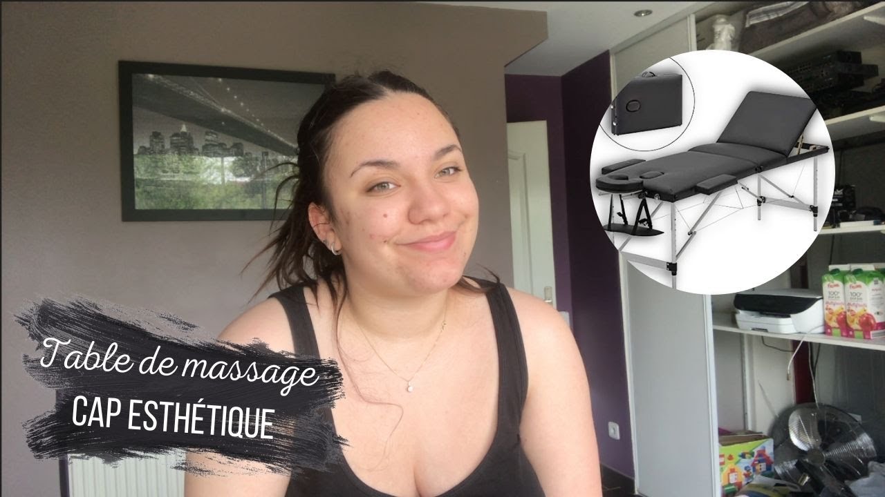 Unboxing table de massage - CAP ESTH&Eacute;TIQUE